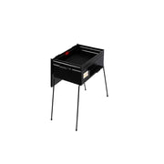 VENERE - Barbecue 25x35x52 a Carbone o Carbonella con piedi pieghevoli