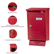 Gaia LED - Cassetta Postale con avviso LED