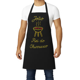 Grembiule Uomo da Barbecue – Regolabile, in Tinta Unita o con Grafica BBQ
