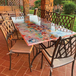 Sedia da Giardino in Ferro Modello Onda – Elegante e Resistente