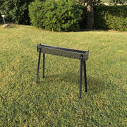 SAGITTARIO - Griglia per Arrosticini 81cmx13cm in acciaio inox a carbone o carbonella
