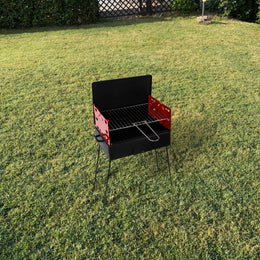 SATURNO - Barbeque Valigetta a carbone o carbonella