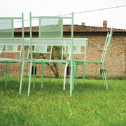 Sedia da Giardino in Ferro Modello Trasimeno – Schienale Traforato, Con o Senza Braccioli