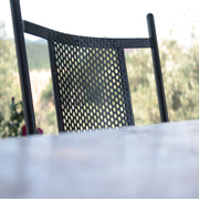 Sedia da Giardino in Ferro Modello Trasimeno – Schienale Traforato, Con o Senza Braccioli