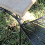 Sedia da Giardino in Ferro Modello Trasimeno – Schienale Traforato, Con o Senza Braccioli