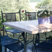 Piano in Travertino per struttura Tavoli da Giardino – Elegante, Naturale e Resistente