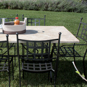 Piano in Travertino per struttura Tavoli da Giardino – Elegante, Naturale e Resistente