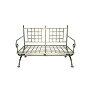 Divanetto da Giardino in Ferro Modello Umbria – 2 Posti, Stile Classico per Esterni