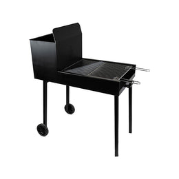 MARTE - Barbecue 50x90 a Carbone con Brucialegna Incorporato