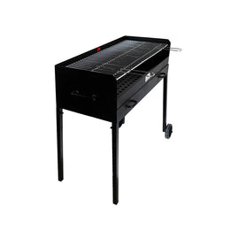 Mercurio - Barbecue 90x40x100 a Carbone o Carbonella Professionale con graticola in acciaio inox e struttura robusta.