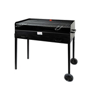 Mercurio - Barbecue 90x40x100 a Carbone o Carbonella Professionale con graticola in acciaio inox e struttura robusta.