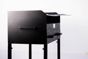 Mercurio - Barbecue a Carbone o Carbonella Professionale con graticola in acciaio inox e struttura robusta.