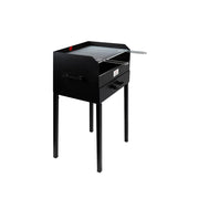 PLUTONE - Barbecue 50x40x90 a Carbone o Carbonella, compatto, pratico e Robusto