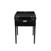 PLUTONE - Barbecue 50x40x90 a Carbone o Carbonella, compatto, pratico e Robusto
